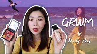 任性的分享 | 边聊边画GRWM💄 + 跟我去海边🌊 | 活泼少女橘子妆容🍊