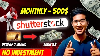 Shutterstock complete tutorial | Earn Dollars on mobile  Using AI | Upload Image and earn Dollars.