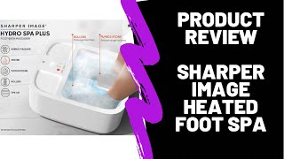 Sharper Image hydrospa/spa haven foot bath review.🧼🛁#christmas #sharperimage #footspa