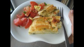 Delicious PHYLLO/FILO PASTRY QUICHE Recipe -Easy BREAKFAST!