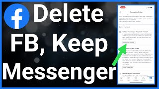 Facebookアカウントを削除してメッセンジャーを残す方法