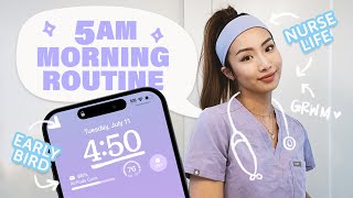 5 AM Nurse Morning Routine | Miki Rai