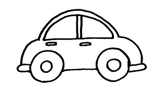 رسم اطفال | رسم سيارة سهل للاطفال | تعليم الرسم للاطفال والمبتدئين