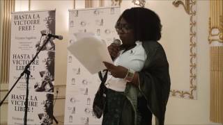 Discours de Ndjoko Kumbi Benedicte, lauréate du prix Victoire Ingabire pour la paix 2017