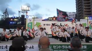 第19回YOSAKOIさせぼ祭り　『下関市立大学よさこいダンスサークル震』　ﾌｧｲﾅﾙｽﾃｰｼﾞ　2016.10/23