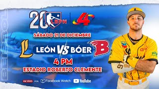 Leones de León 🆚 Indios del Bóer - Liga de Béisbol Profesional Nacional 2024 – 2025