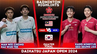 Man / Tee (MAS) vs Kang / Seo (KOR) | Japan Open 2024 Badminton