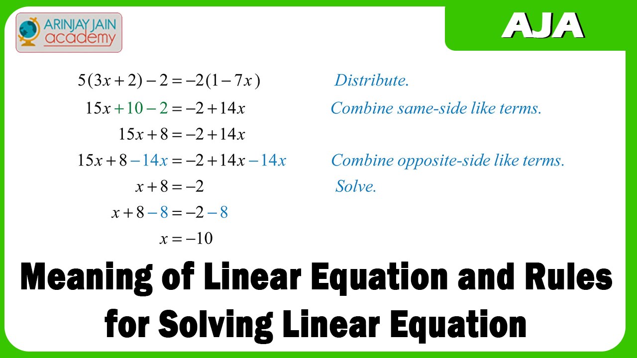 Rules For Solving Equations Tessshebaylo