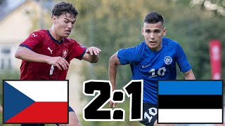 ČESKO VS ESTONSKO U19 PŘÁTELSKÉ UTKÁNÍ 2024