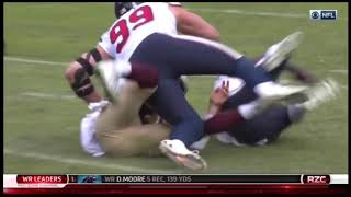 Alex Smith gruesome INJURY vs Texans