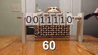 Mechanical 8-bit Binary Counter