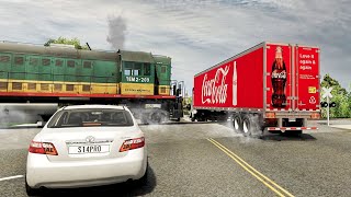 Realistic Train Crashes 3 | BeamNG.drive