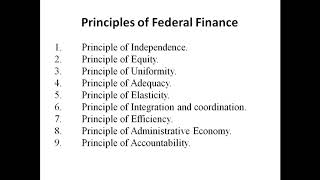 Federal Finance