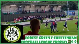 EFL Trophy Forest Green Rovers Demolish Rivals Cheltenham