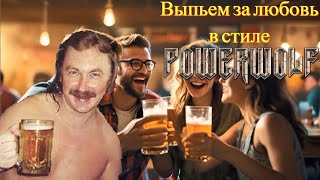 Powerwolf - Выпьем за любовь (Клип сгенерированный AI, Udio AI Cover)