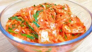 How to make Easy Kimchi (막김치)/Homemade Kimchi Recipe | shitou