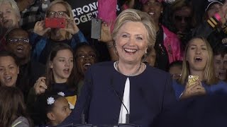 Clinton campaigns in Pennsylvania's Golden Triangle