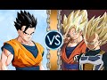 Gohan vs Goku e Vegeta