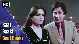 Raat Baaki Baat Baaki | Namak Halal (1982) | Shashi Kapoor | Amitabh | Parveen Babi | Asha Bhosle