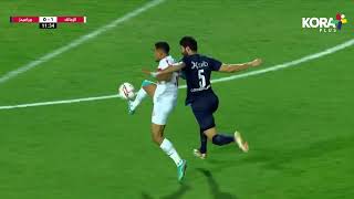 لحظة طرد علي جبر بعد تدخله على سيف الدين الجزيري المنفرد بحارس بيراميدز | كأس مصر 2022