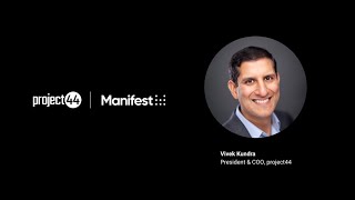 project44 President and COO Vivek Kundra at Manifest 2023