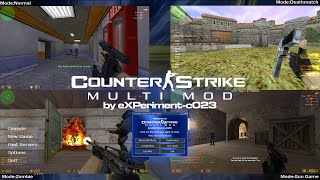 Counter-Strike 1.6 Multi Mod (Deathmatch, Zombie, Gungame) All In One Mod