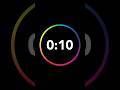 ⏱️10 Second Countdown Timer with Clock Ticking Sound & Finish Ding 🔔