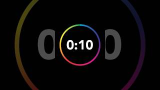 ⏱️10 Second Countdown Timer with Clock Ticking Sound & Finish Ding 🔔