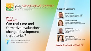 2022 AEW Session 7: Can real time and formative evaluations change development trajectories?