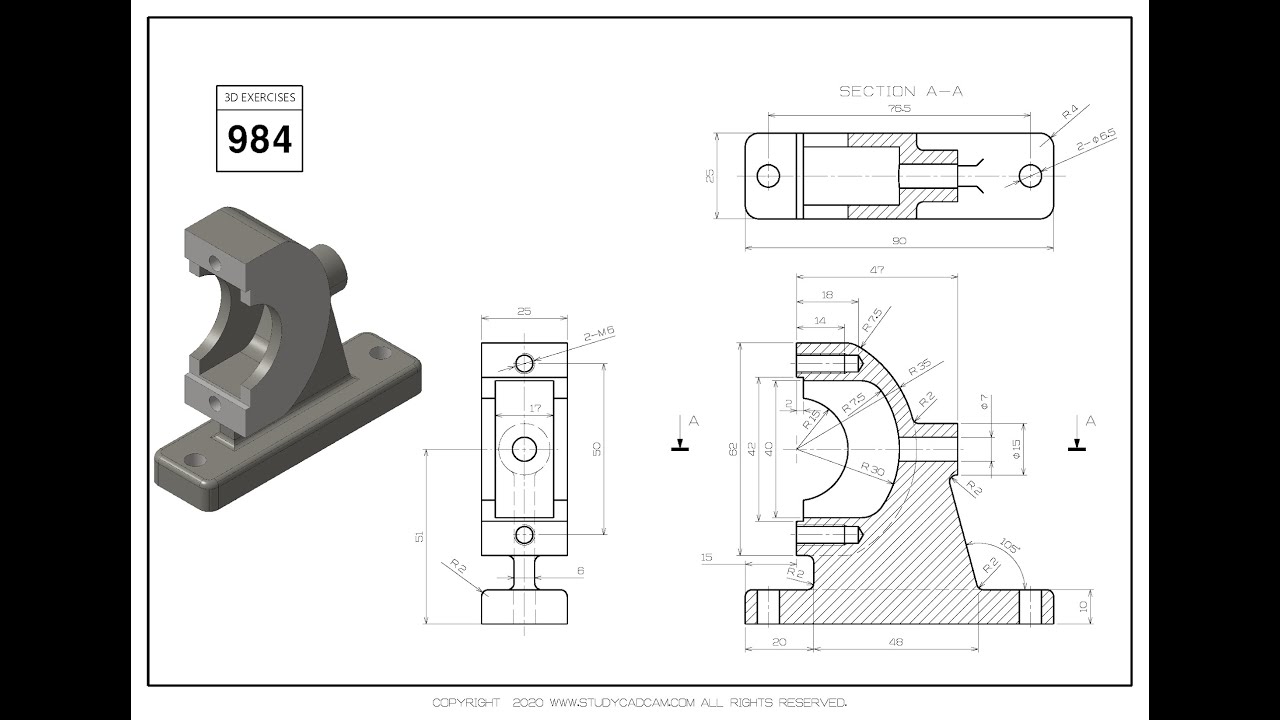 SOLIDWORKS |#3 Latihan Bersama Membuat 3D - YouTube