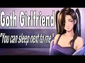 ASMR Goth Girlfriend Wants You to Sleep Over~ [Soft Spoken] [Roleplay] [Cuddles] [First Sleepover]