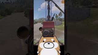 【RUST】初めてヘリを操縦する犬 #Shorts