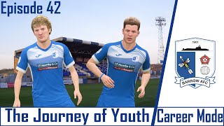 FIFA 21 CAREER MODE | THE JOURNEY OF YOUTH | BARROW AFC | EPISODE 42 | HANGING ON AT THE TOP