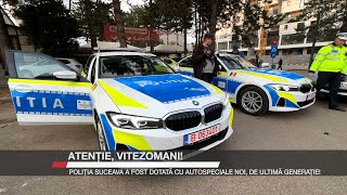 Atenție, vitezomani! Poliția Suceava a fost dotată cu autospeciale noi, de ultimă generație!