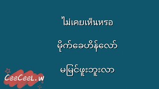 ထိုင်းစကားလေ့လာခြင်း / CeeCeeL.W