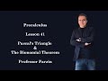 Precalculus - Lesson 41 - Pascal's Triangle & The Binomial Theorem