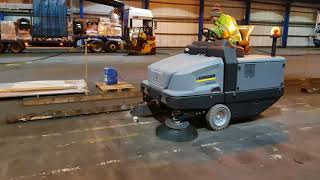 Karcher KM 130/300 Ride on Vacuum Sweeper