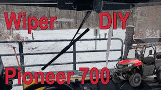 Honda Pioneer 700 Windshield Wipers DIY FOR CHEAP