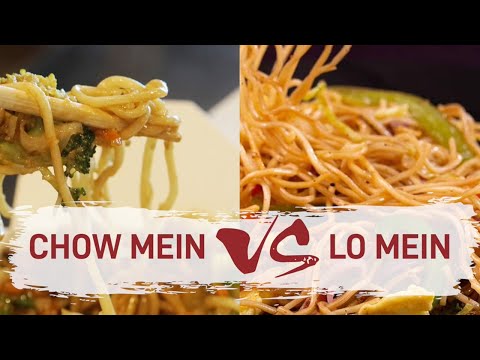 What is the difference between pad thai and lo mein?