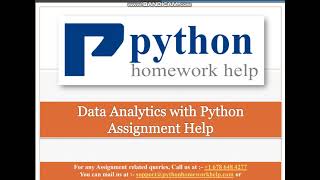 Python Assignment Help