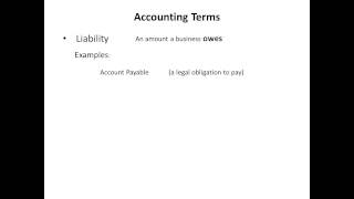 Accounting Terms