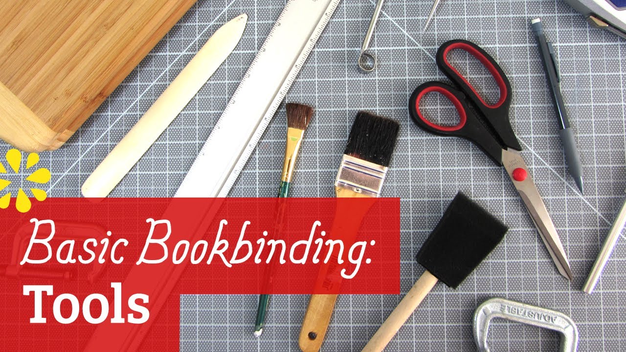 Basic Bookbinding Tools For Beginners Sea Lemon Youtube