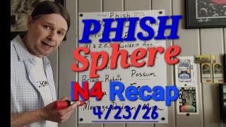 Phish Sphere Vegas Recap Setlist