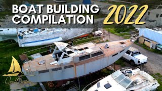 Sailing QC # 92 | Boat Building Compilation 2022 | Steel Sailboat Restoration