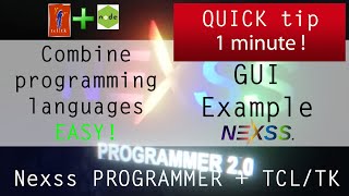 Package Browser - GUI Example (TCL/TK + NodeJS) | Programming Quick Tip