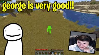 Dream Being Wholesome and Saying George is Very Good at Minecraft