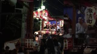 水海道祗園祭   諏訪町山車