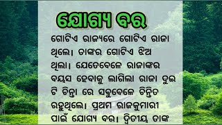 ଯୋଗ୍ୟ ବର/Lessonablestory/oriyastory/@moraltalkwithpari