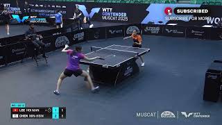 Lee Hoi Man vs Chen Min-Hsin | WS Qual | WTT Contender Muscat 2025