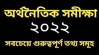 অর্থনৈতিক সমীক্ষা- ২০২২। Economic review 2022